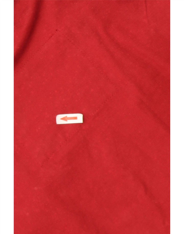 Polbot Γυναικείο Utility Μπουφάν UK 18 XL Red Colourblock Βαμβακερό