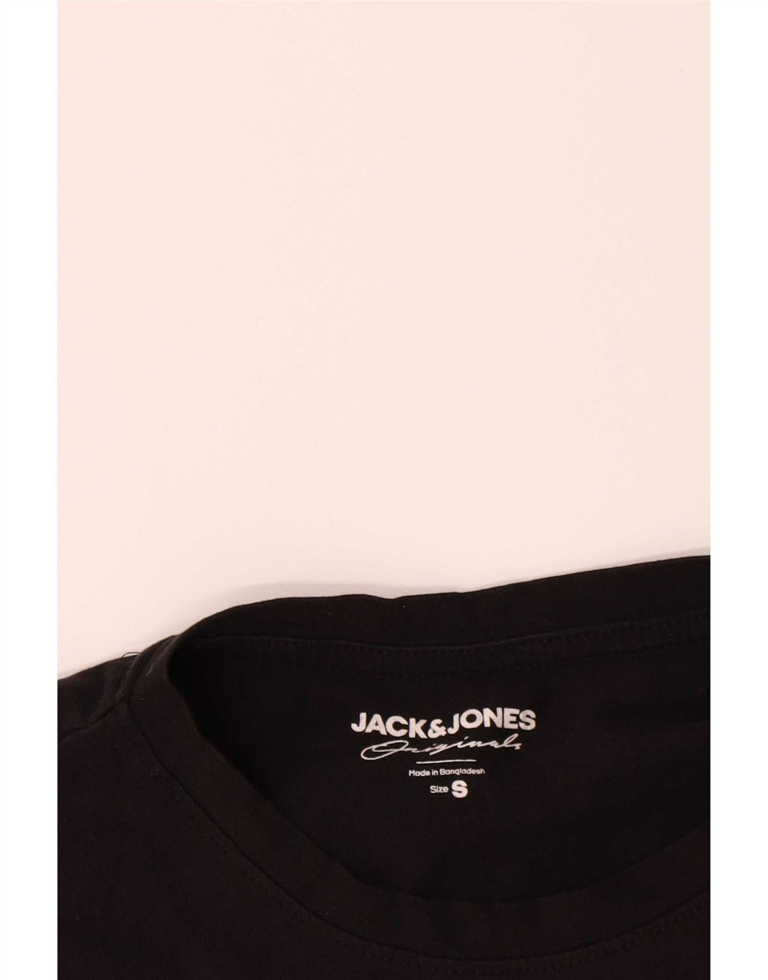 Jack & Jones Ανδρικό T-Shirt Top Μικρό μαύρο βαμβακερό