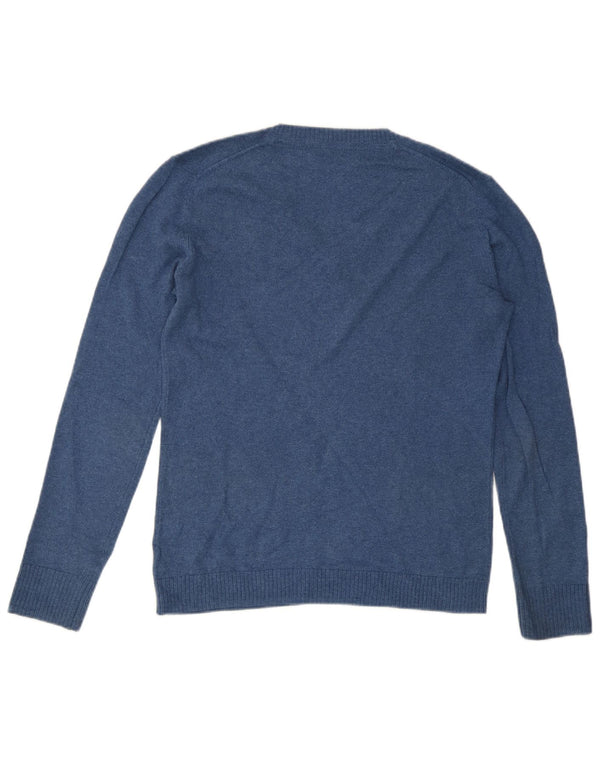 Καλύτερο εταιρικό γυναικείο πουλόβερ με λαιμόκοψη με V λαιμόκοψη UK 14 Large Navy Blue από βαμβάκι