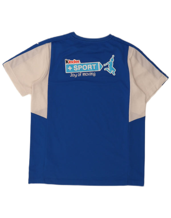 Γραφικό μπλουζάκι Puma Boys Italia Top 15-16 ετών 2XL Blue Colourblock