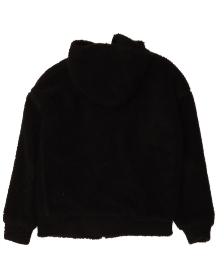 Mistral Ανδρικό μπουφάν Fleece με κουκούλα UK 38 Medium Μαύρο Πολυεστέρας