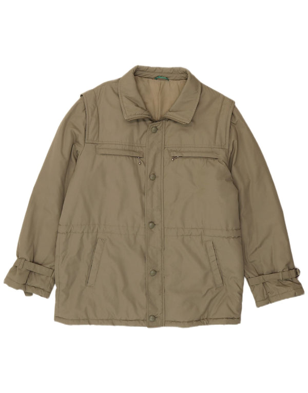 Canda Ανδρικό μπουφάν με επένδυση IT 54 2XL Khaki Polyester