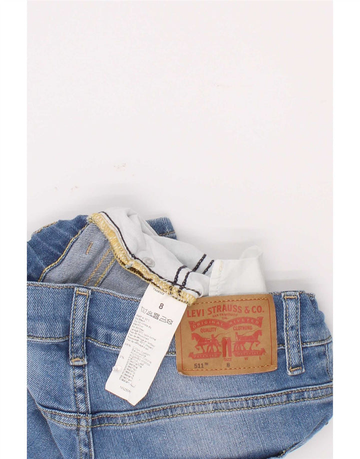 Levi's Boys 511 Slim τζιν σορτς 7-8 ετών W22 Μπλε βαμβακερό