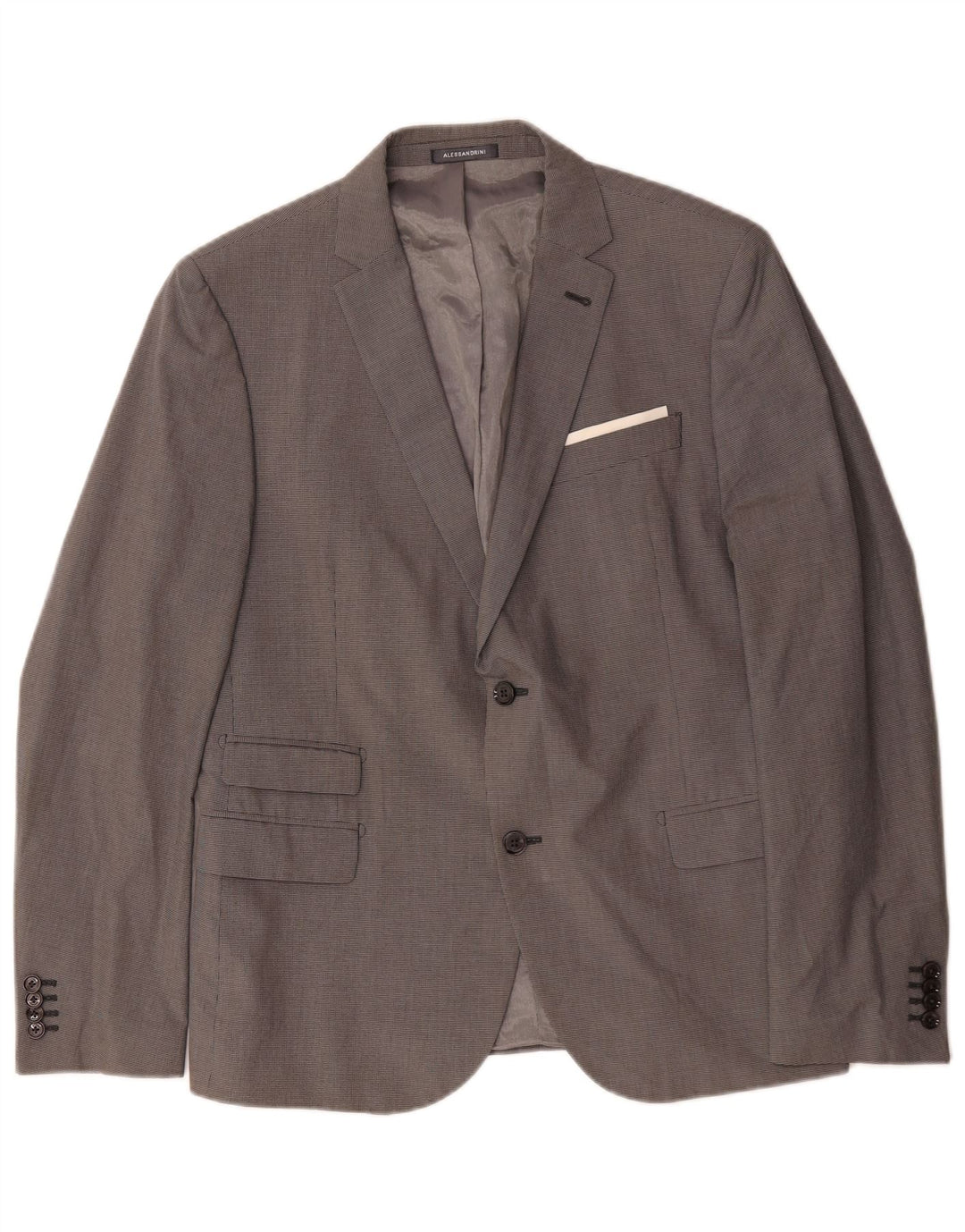 Daniele Alessandrini Ανδρικό σακάκι με 2 κουμπιά σακάκι IT 52 XL Grey Houndstooth