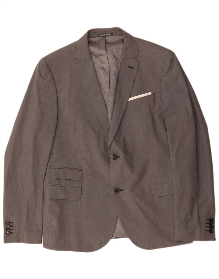 Daniele Alessandrini Ανδρικό σακάκι με 2 κουμπιά σακάκι IT 52 XL Grey Houndstooth