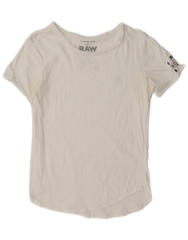 Ανδρικό γραφικό T-Shirt G-Star Top Small White