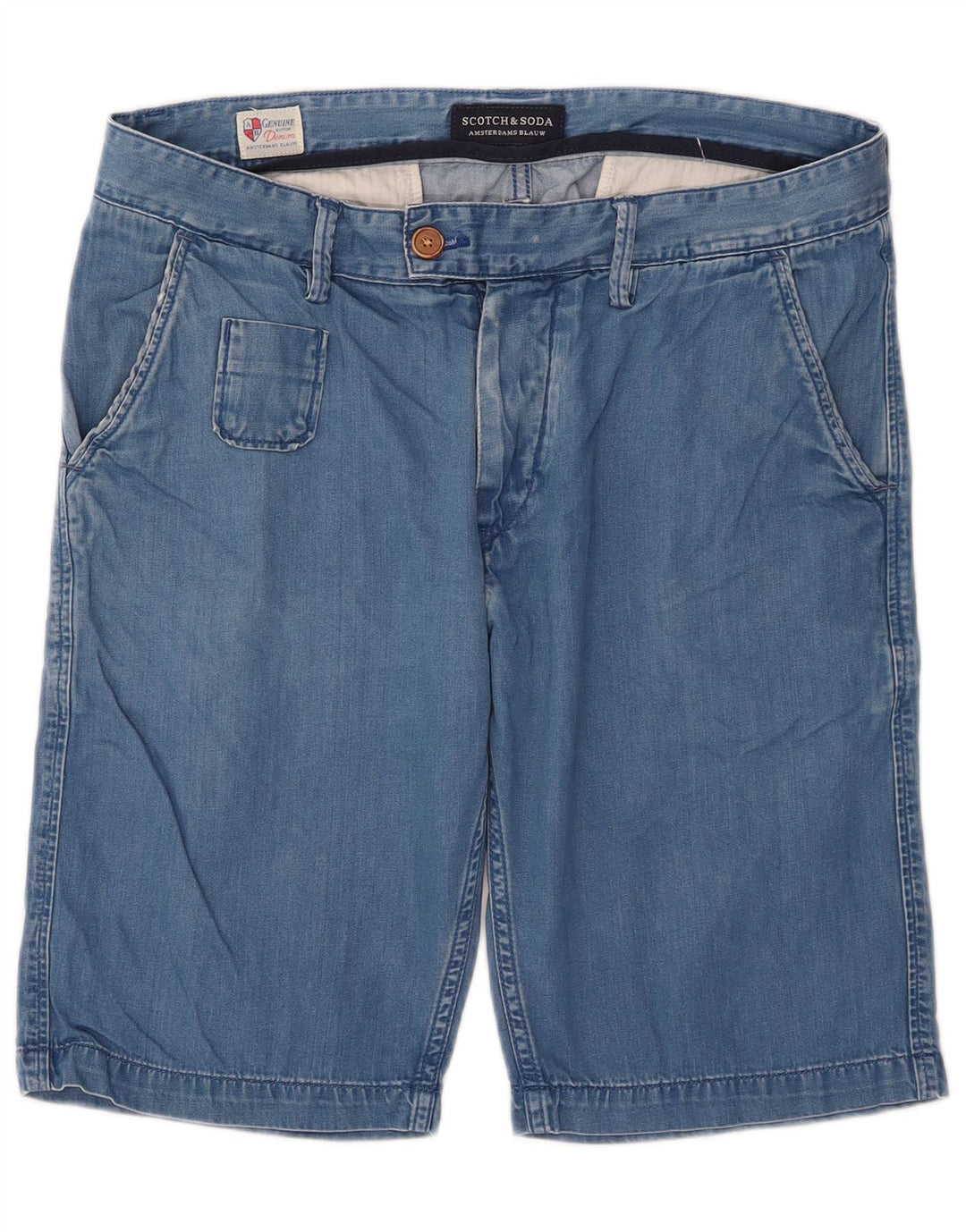 Ανδρικό τζιν σορτς Scotch & Soda W32 Βαμβακερό μεσαίο μπλε