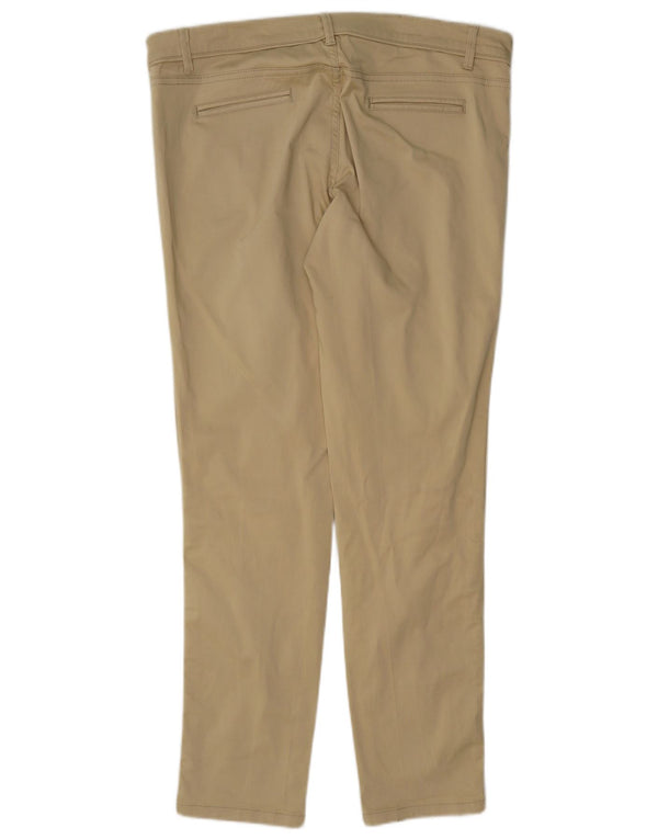 Massimo Dutti Ανδρικό παντελόνι Chino με λεπτή εφαρμογή EU 42 Large W32 L30 Beige