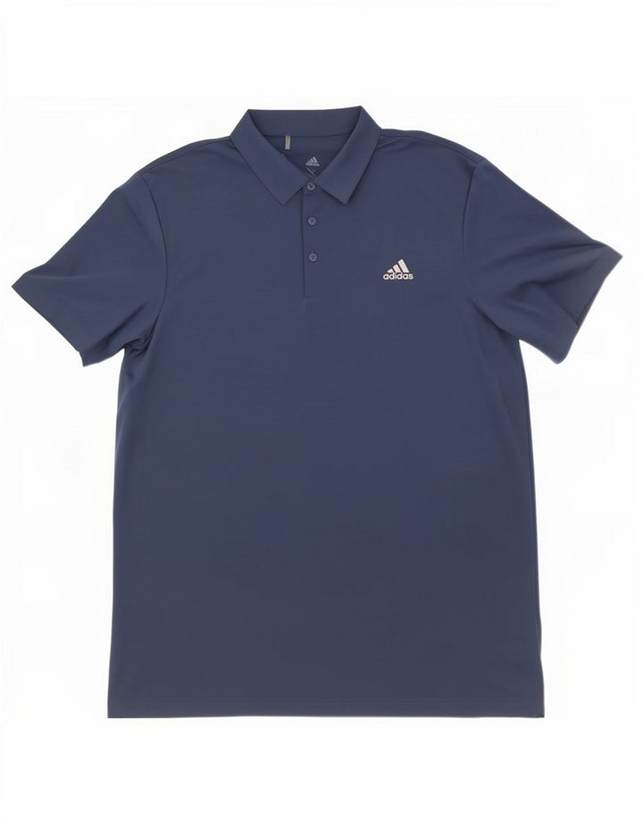 Ανδρικό πουκάμισο Adidas Polo XL Navy Blue Polyester