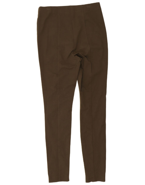 Marks & Spencer Γυναικεία Skinny Casual Παντελόνια UK 12 Medium W30 L29 Khaki