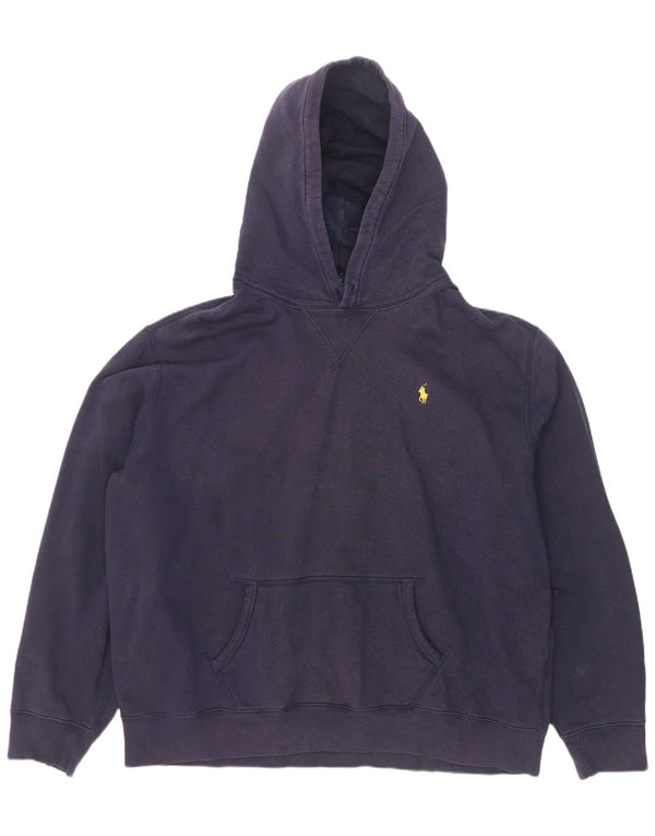 Polo Ralph Lauren Ανδρικό Hoodie Jumper 2XL Navy Blue Cotton