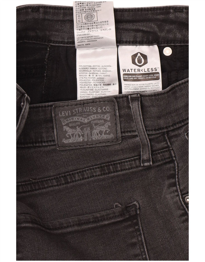 Γυναικείο Levi's 725 ψηλό τζιν μποτάκι W32 L32 γκρι βαμβακερό