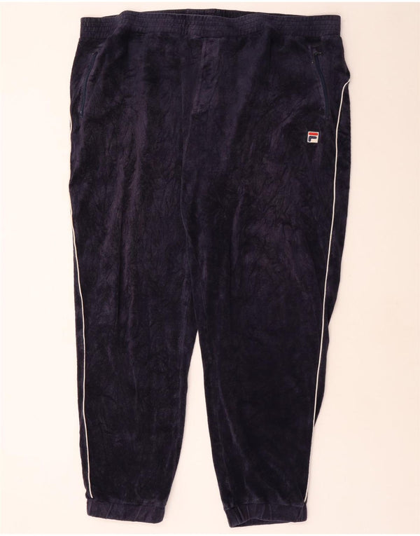 Ανδρική αθλητική φόρμα Fila Παντελόνι Joggers 4XL Navy Blue Cotton