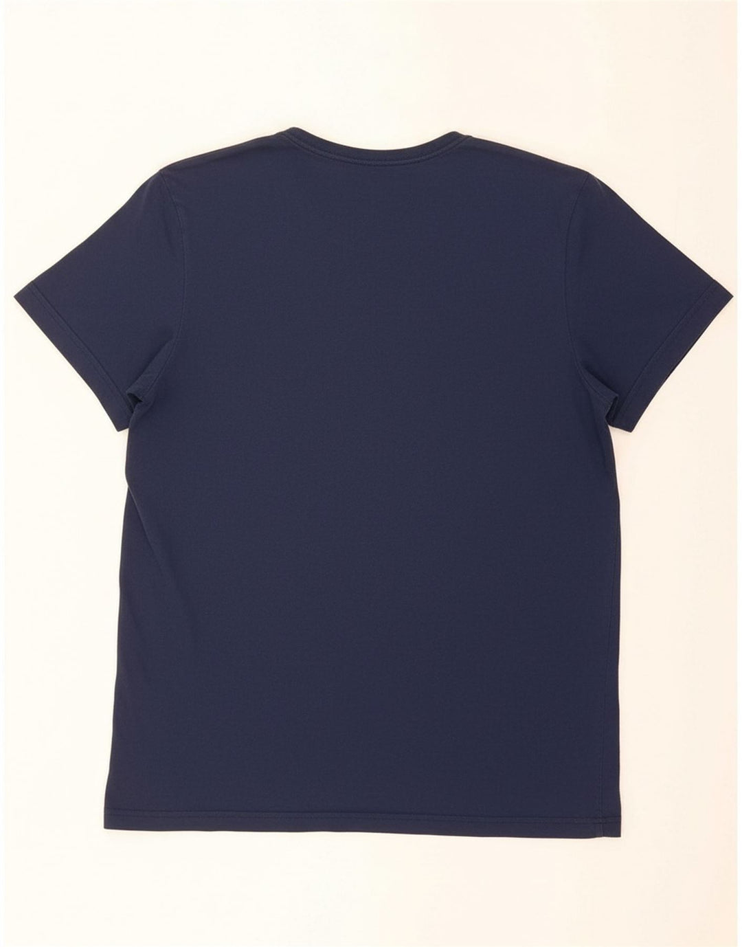 ADIDAS Mens Climalite T-Shirt Top Medium Navy Blue Cotton