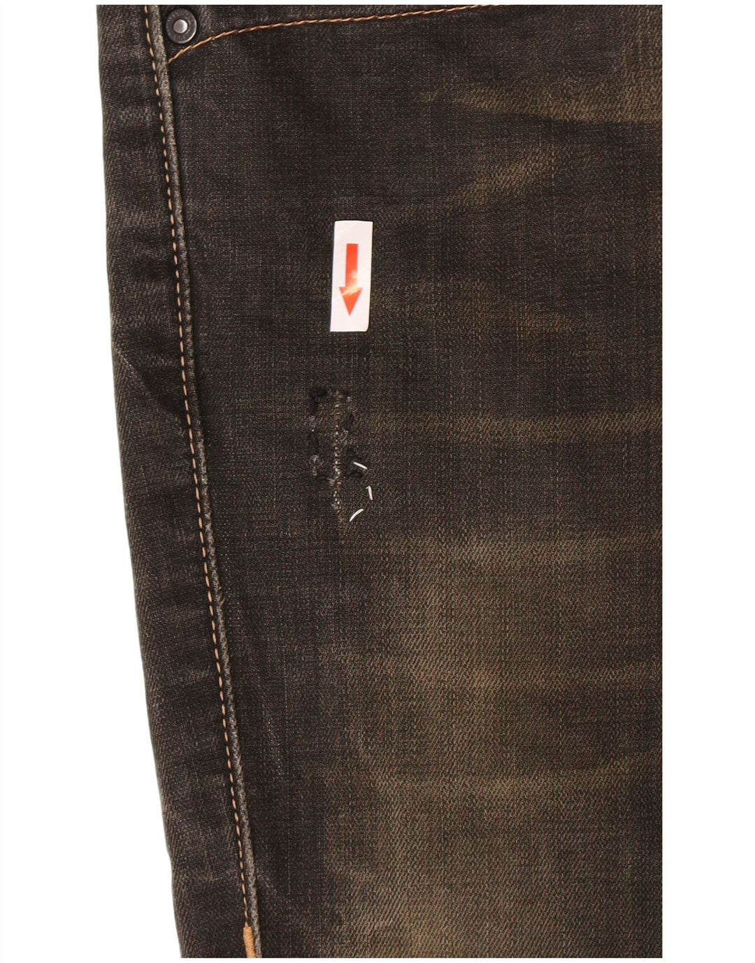 Levi's Womens 519 Slim Jeans W31 L32 Χακί Βαμβακερό