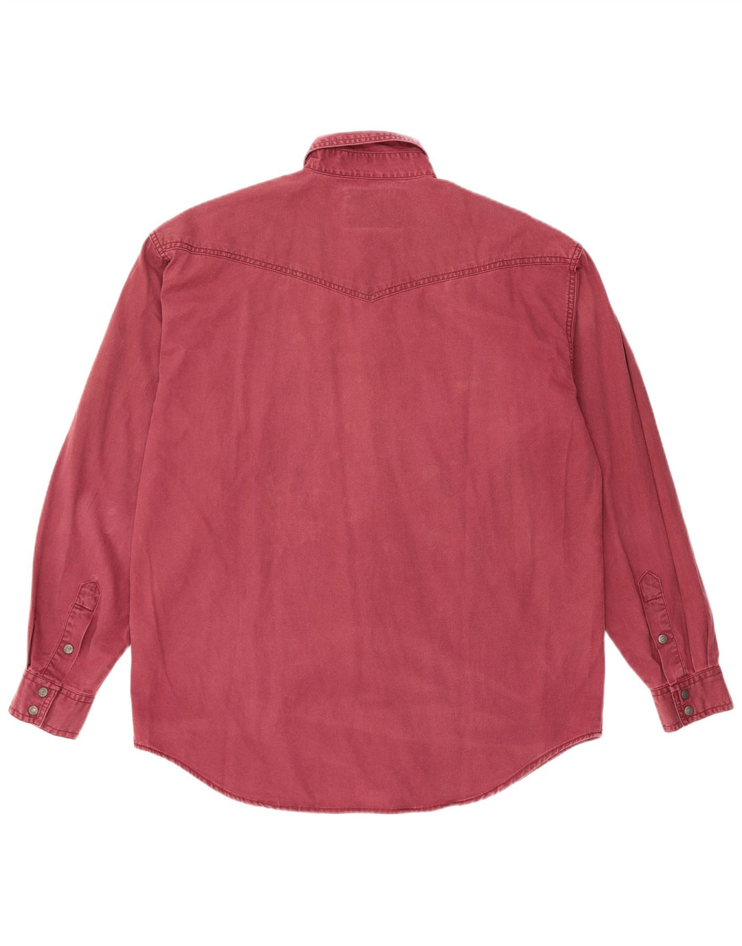 Ανδρικό πουκάμισο Wrangler από μεσαίο βαμβακερό μπορντό