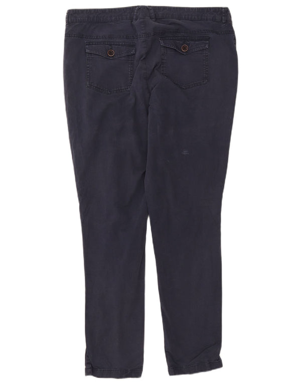 White Stuff Ανδρικό Slim παντελόνι Chino UK 14 Μεγάλο W37 L28 Navy Blue βαμβακερό
