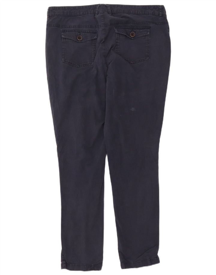 White Stuff Ανδρικό Slim παντελόνι Chino UK 14 Μεγάλο W37 L28 Navy Blue βαμβακερό