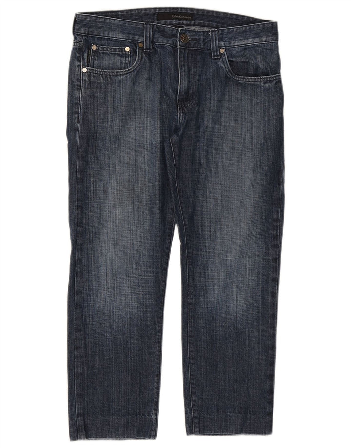 CALVIN KLEIN Γυναικείο Crop Skinny Jeans W33 L26 Μπλε