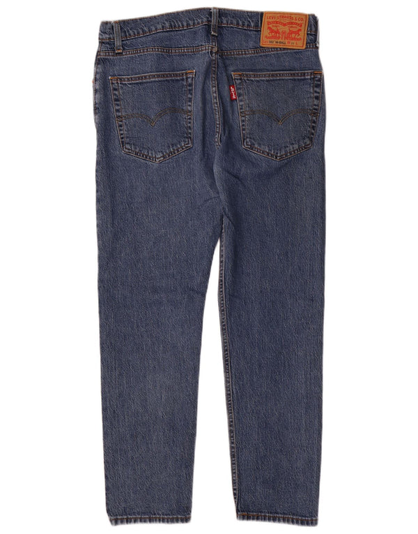 Levi's Mens 502 Hi-Ball Tapered Jeans W34 L30 Blue Cotton