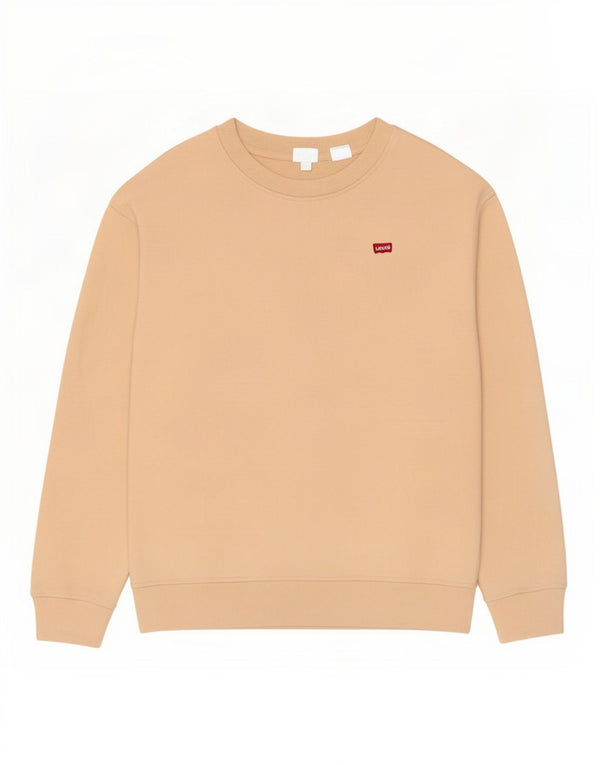 Γυναικεία φούτερ Levi's Oversized Jumper UK 10 Small Beige Cotton