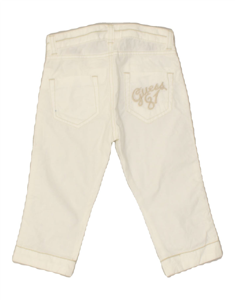 GUESS Baby Boys Slim Casual Shorts 9-12 Months W19 L11 White Check Cotton | Vintage Guess | Thrift | Second-Hand Guess | Used Clothing | Messina Hembry 