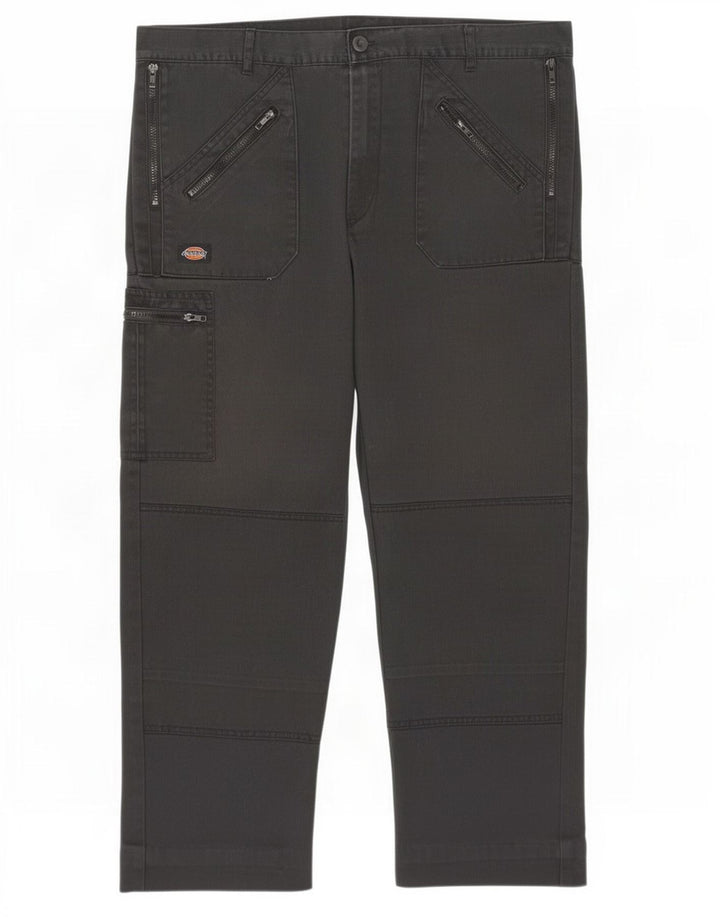 Ανδρικό ίσιο παντελόνι Cargo Dickies W42 L28 Μαύρο πολυεστέρα