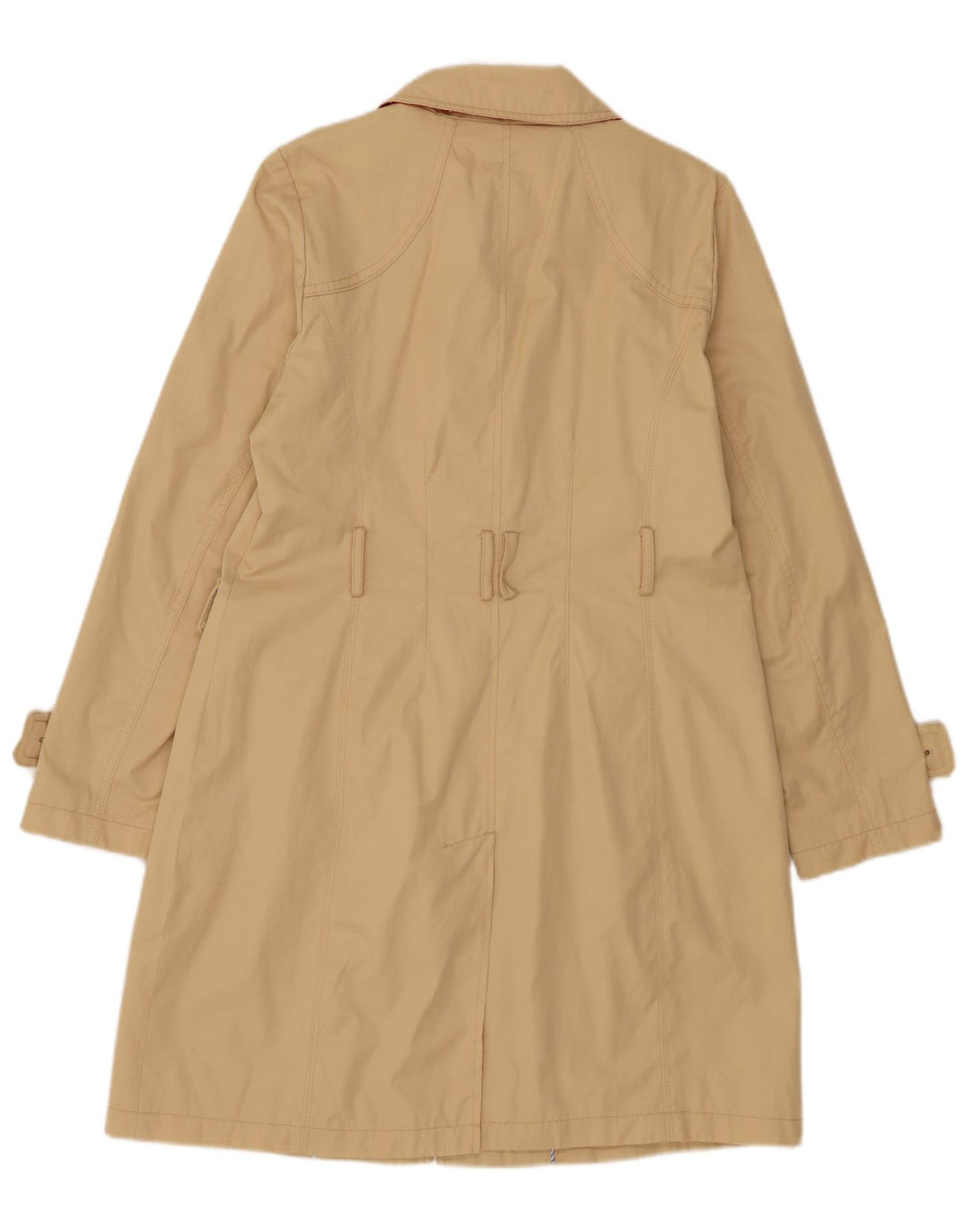 Lands End Γυναικεία Trench Coat UK 10 Small Beige Cotton