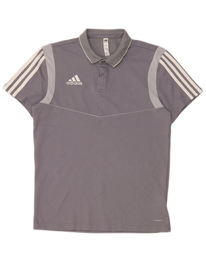 Ανδρικό πουκάμισο Adidas Climalite Polo Small Grey Colourblock Βαμβακερό