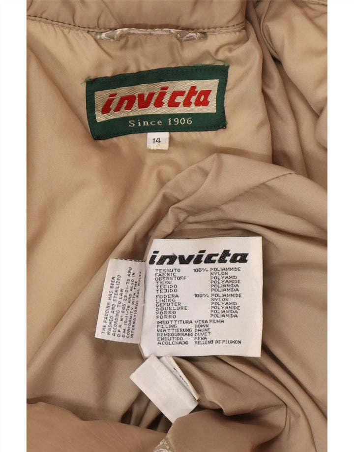 Invicta Γυναικείο παλτό UK 14 Medium Beige Polyamide