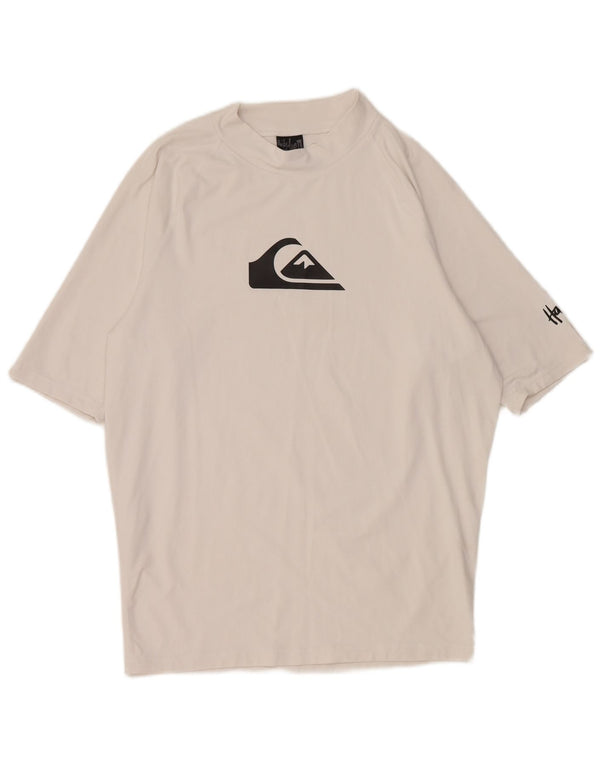 Ανδρικό γραφικό T-Shirt Quiksilver Top 2XL Λευκό νάιλον