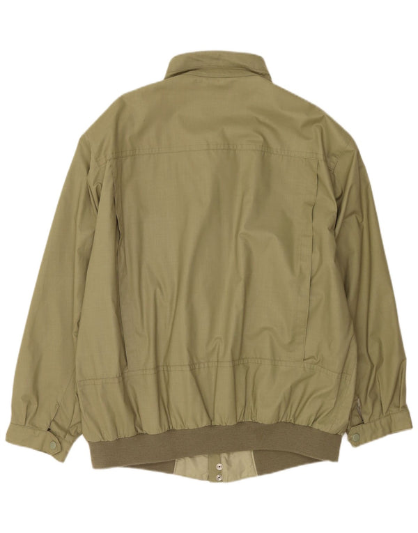 Vintage Ανδρικό Bomber Jacket IT 60 5XL Green Polyester