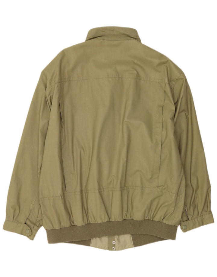 Vintage Ανδρικό Bomber Jacket IT 60 5XL Green Polyester