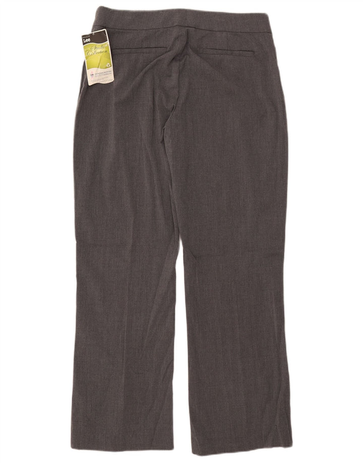 Γυναικείο ίσιο casual παντελόνι LEE US 10 Large W31 L28 Grey Polyester