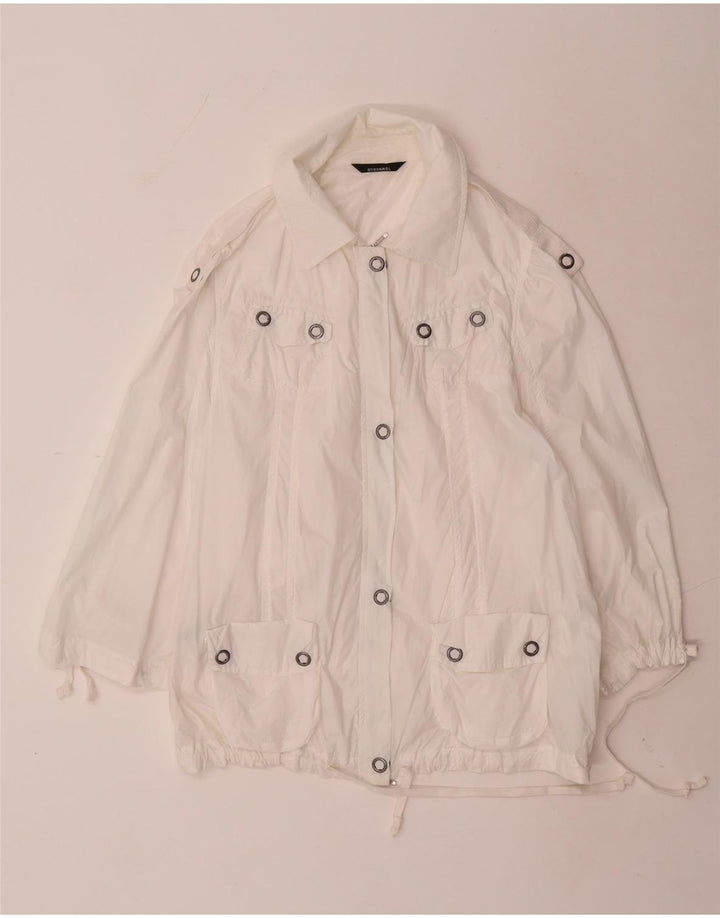 Stefanel Γυναικείο μπουφάν μπουφάν EU 38 Medium White Nylon