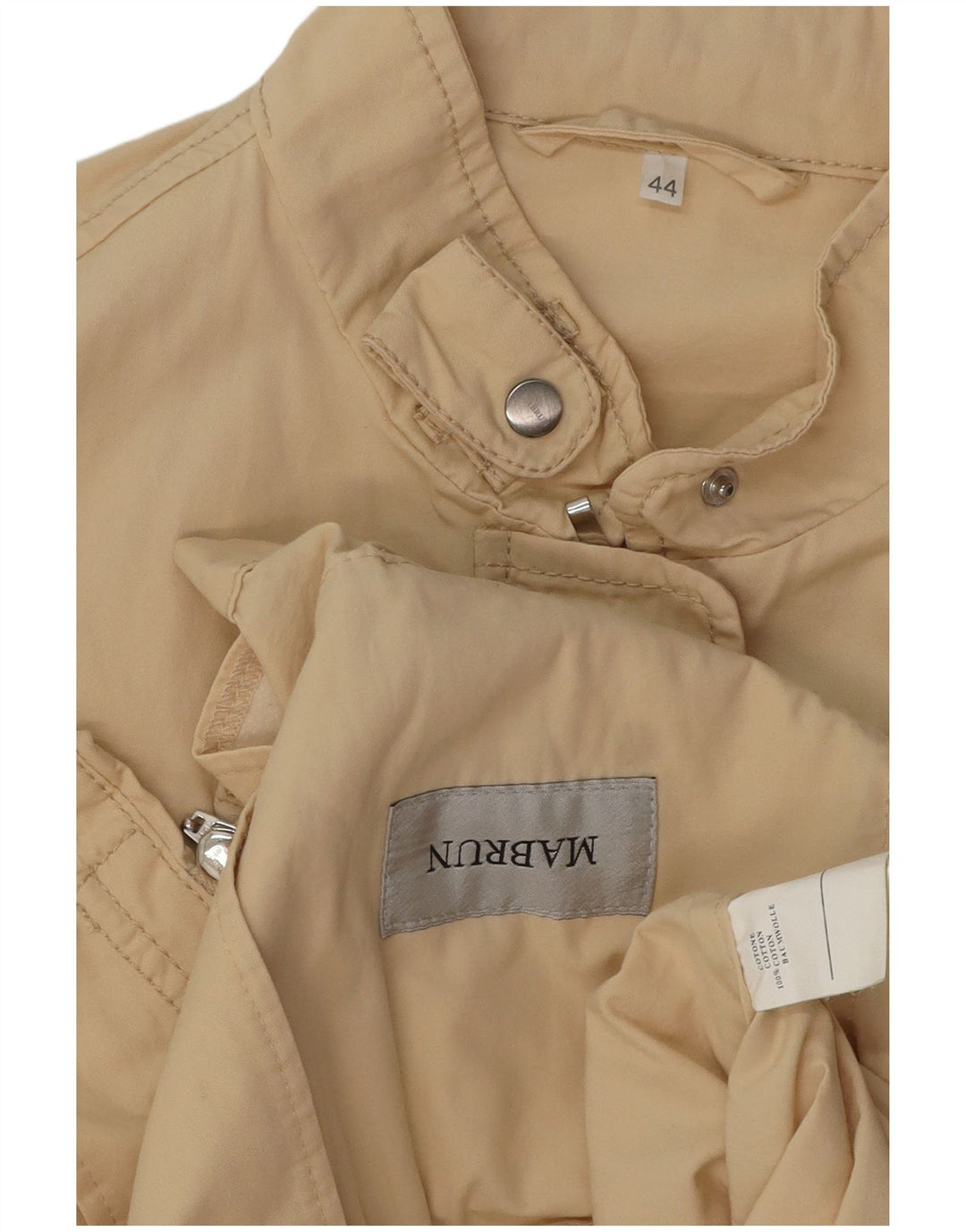 Mabrun Γυναικείο Utility Jacket IT 44 Medium Beige Βαμβακερό