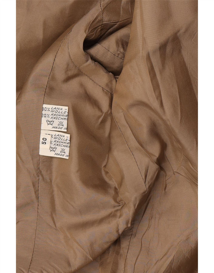Herno Donna γυναικείο σακάκι 2 κουμπιών IT 50 XL Καφέ μαλλί Houndstooth
