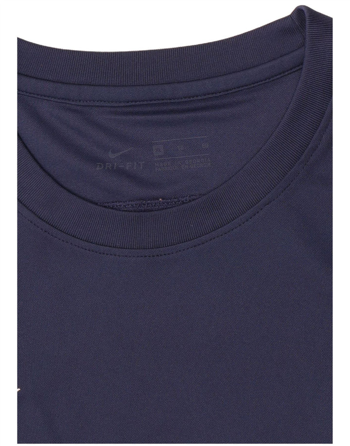 Ανδρικό T-shirt Nike Dri Fit Top XL Navy Blue
