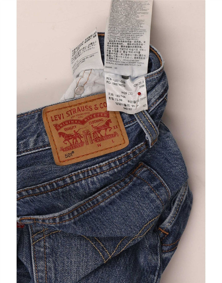 Γυναικείο τζιν ίσιο Levi's W29 L32 Μπλε βαμβακερό