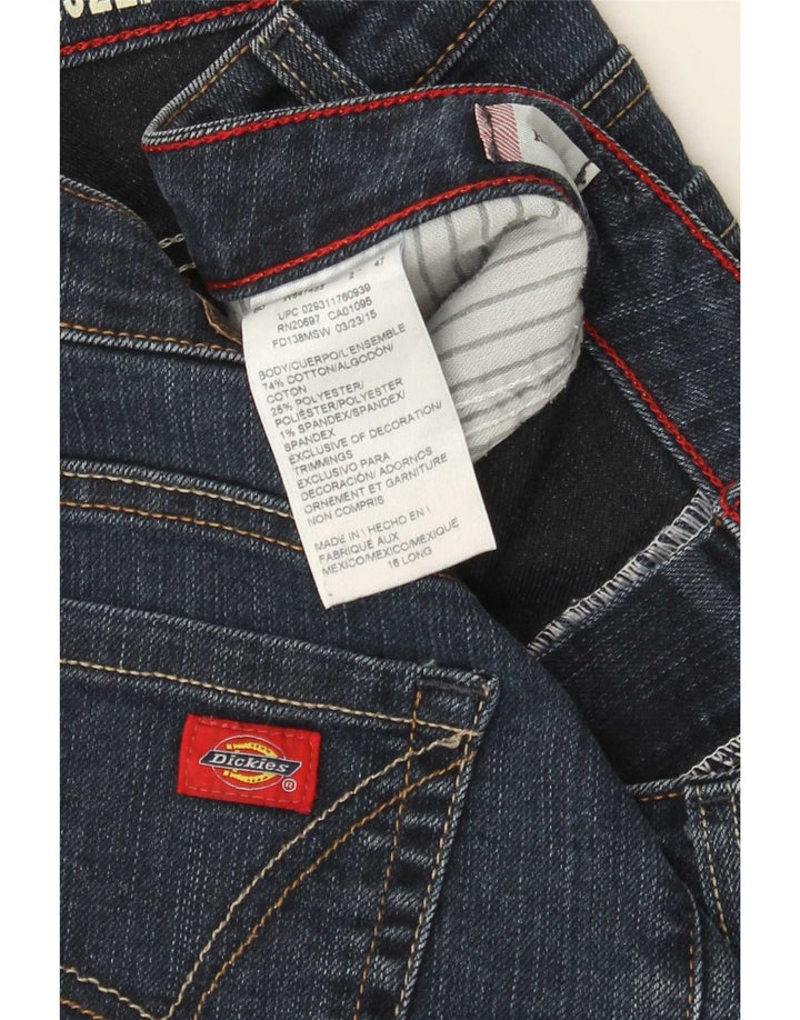 Dickies Γυναικεία Bootcut Jeans US 16 2XL W36 L33 Μπλε βαμβακερό