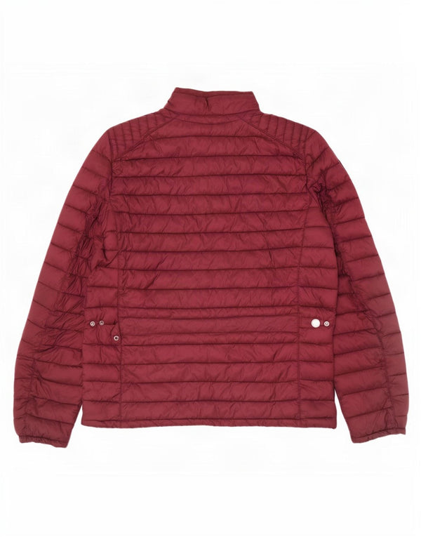 Fynch Hatton Ανδρικό μπουφάν με επένδυση UK 38 Medium Burgundy Nylon