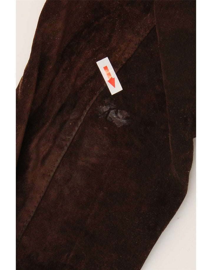 Bignami Ανδρικό Suede Bomber Jacket IT 54 2XL Καφέ