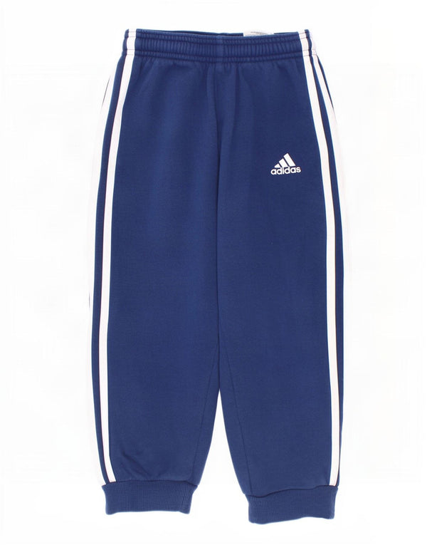 Adidas Boys αθλητική φόρμα παντελόνι Joggers 3-4 ετών μπλε βαμβακερό