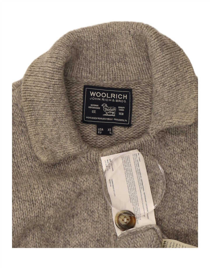Ανδρικό πουλόβερ με ζακέτα WOOLRICH XS Γκρι μαλλί