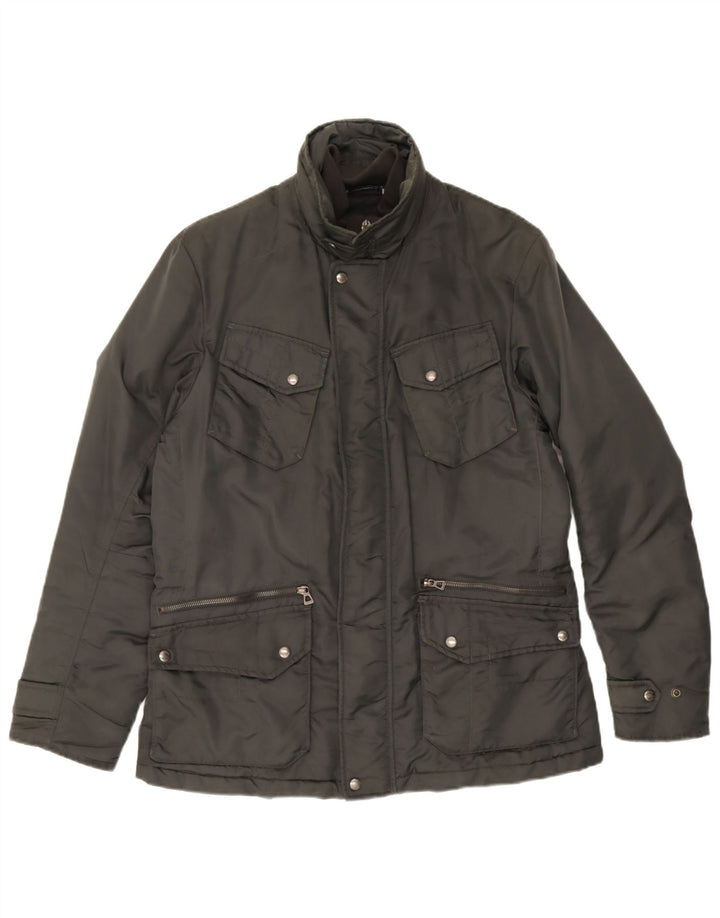 Geox Mens Respira Utility Jacket UK 40 Large Grey Polyamide