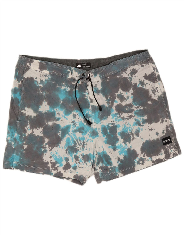 Ανδρικό σορτς κολύμβησης Hurley XL Grey Tie Dye Polyester