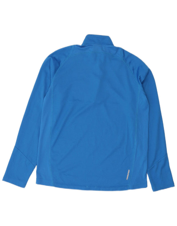 Adidas Ανδρική φόρμα πουλόβερ με φερμουάρ Climacool Top Small Blue Polyester