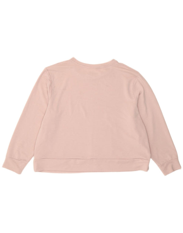 Under Armour Γυναικείο γραφικό υπερμεγέθη φούτερ Jumper UK 18 XL Pink