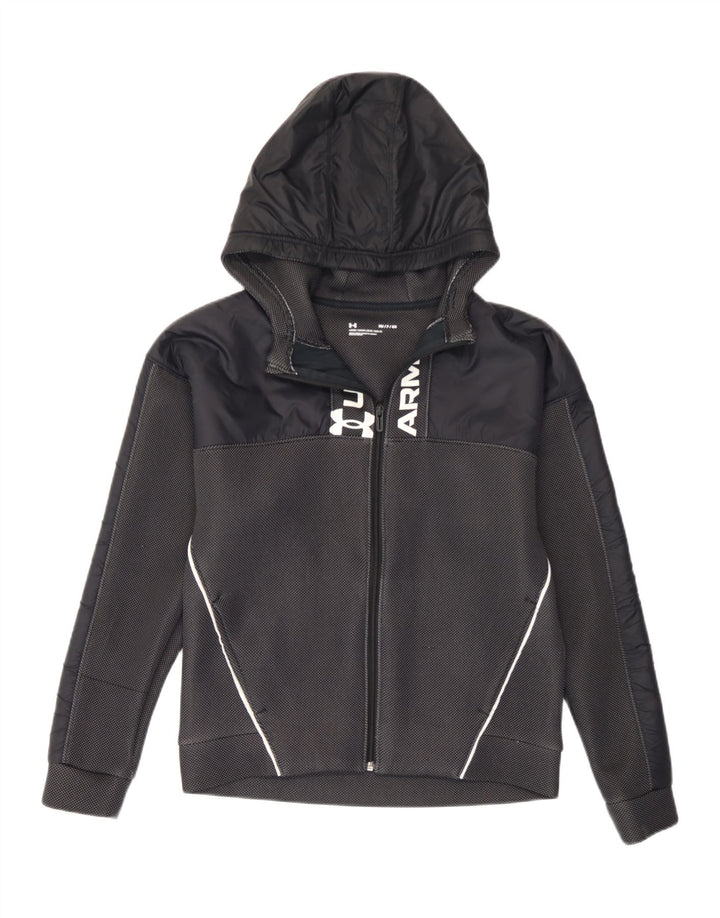 Ανδρικό πουλόβερ με κουκούλα με φερμουάρ Under Armour Μικρός πολυεστέρας με μαύρα στίγματα
