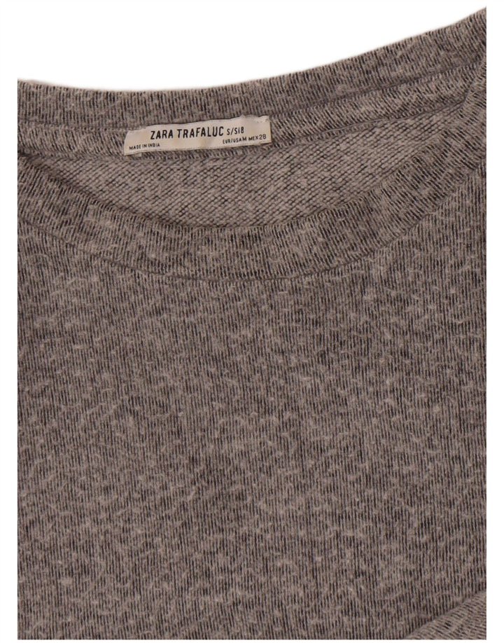 Ανδρικό φούτερ Zara Jumper με μεσαίο γκρι φλιτζάνι